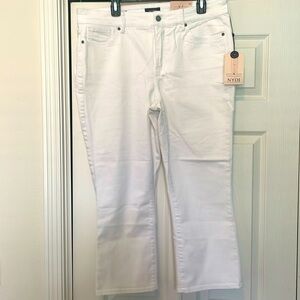 COPY - NWT NYDJ Marilyn Straight Jeans. Cool Embrace LiftxTuck Tech. Sz 14. Col…